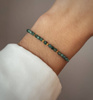 Birthstone Bracelet for May Gold-Plated Silver