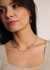 Necklace made of natural spinel stones