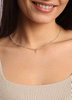 Necklace made of natural stones Labradorite, Topaz pendant