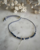 Birthstone Bracelet for September Silver