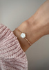 Bracelet Natural Stones Rose Quartz and Rhodochrosite