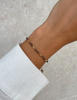 Bracelet Natural Stones Rose Quartz and Rhodochrosite