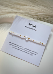 Bransoletka z kamieni naturalnych kryształ górski