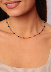 Necklace made of natural spinel stones