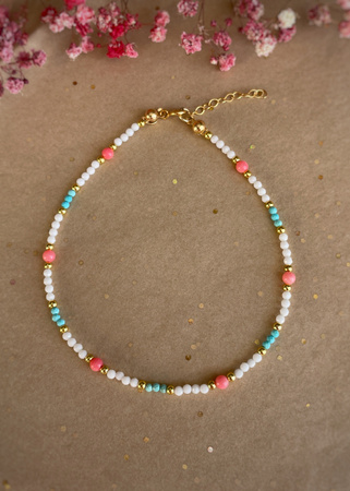 Bracelet Gemini zodiac silver balls