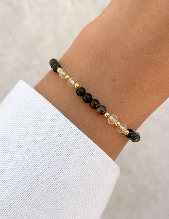 Talizman - obsydian, cytryn, hematyt - ochrona i dobrobyt