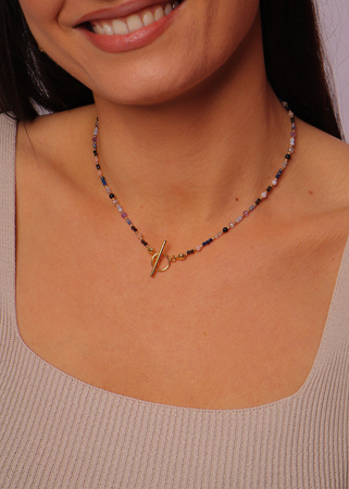 Naszyjnik Znak Zodiaku Strzelec Kamienie Naturalne Toggle