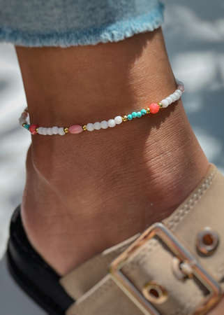 Bracelet Gemini zodiac silver balls