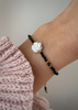 Bracelet Natural Stones Rose Quartz and Rhodochrosite