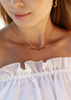 Necklace Birthstone January - Garnet