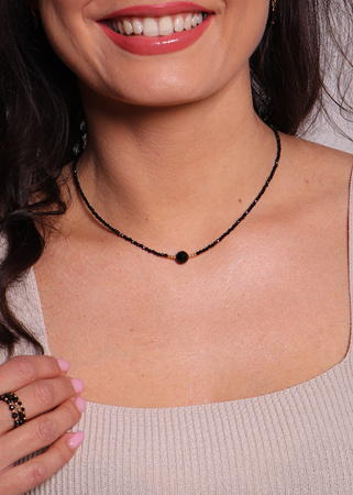 Naszyjnik czarny turmalin ochrona