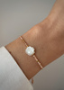 Bracelet Natural Stones Rose Quartz and Rhodochrosite