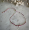 Birthstone Bracelet for October Silver