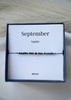 Birthstone Bracelet for September Gold-Plated Silver