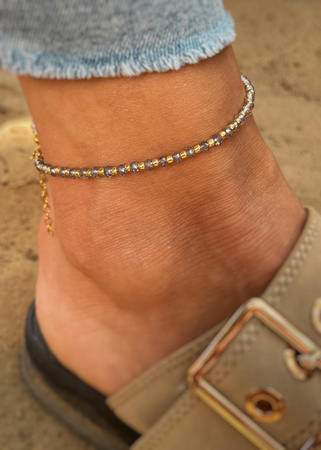 Bracelet Gemini zodiac silver balls