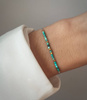 Birthstone Bracelet for December Gold-Plated Silver