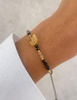 Bransoletka na nici z czarnym turmalinem i cytrynem - ochrona i dobrobyt