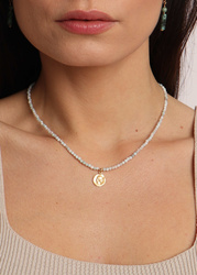 Necklace made of natural spinel stones