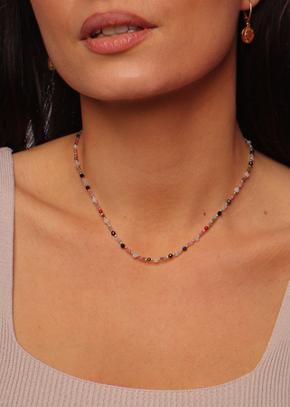 Naszyjnik Znak Zodiaku Waga Kamienie Naturalne