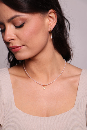 Naszyjnik opal z zawieszką