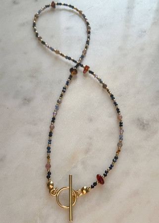 Naszyjnik Znak Zodiaku Panna Kamienie Naturalne Toggle