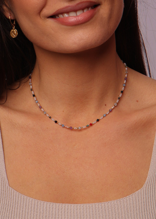 Naszyjnik Znak Zodiaku Ryby Kamienie Naturalne